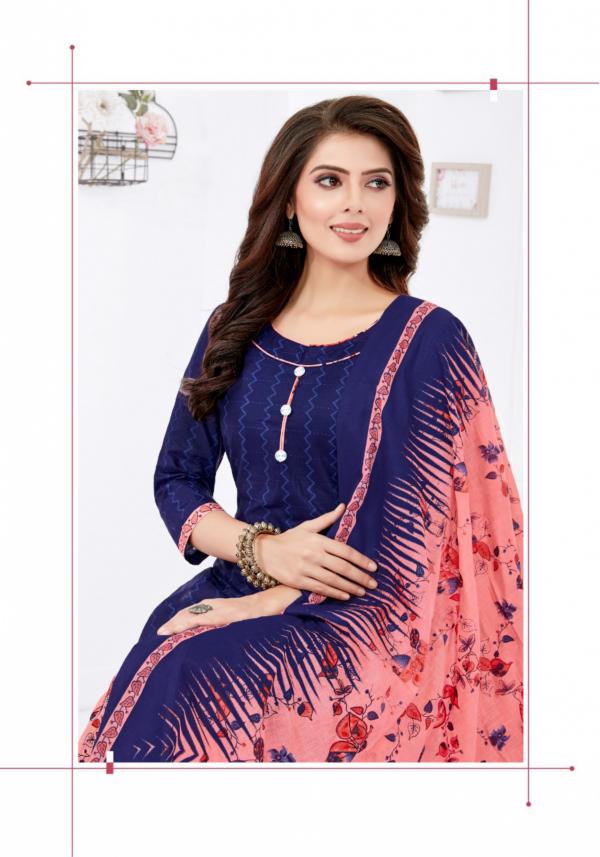 Balaji Sui Dhaga Vol-5 Cotton Designer Printed Patiyala Dress Material